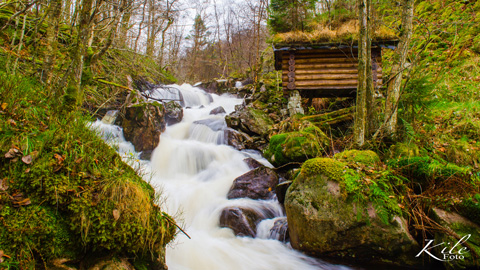 Kile Foto Natur landskap mølle molle bekk vann langtidseksponering