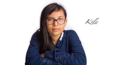 Kile Foto Studio highkey portrett barn jente 1