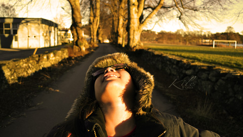 Kile Foto onLocation portrett kreativt perspektiv barn jente 1